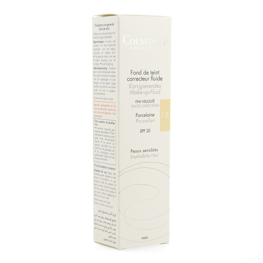 Avène Couvrance - Foundation Fluïde kleur: Porcelaine 30ml
