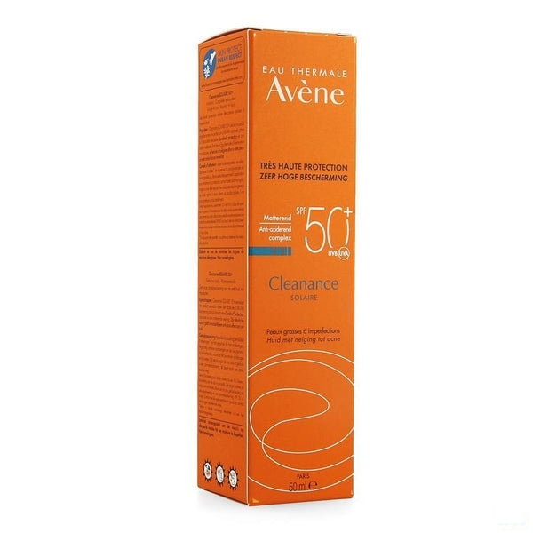 Avène Zon SPF50 Cleanance Fluïde - 50ml - Avene - InstaCosmetic
