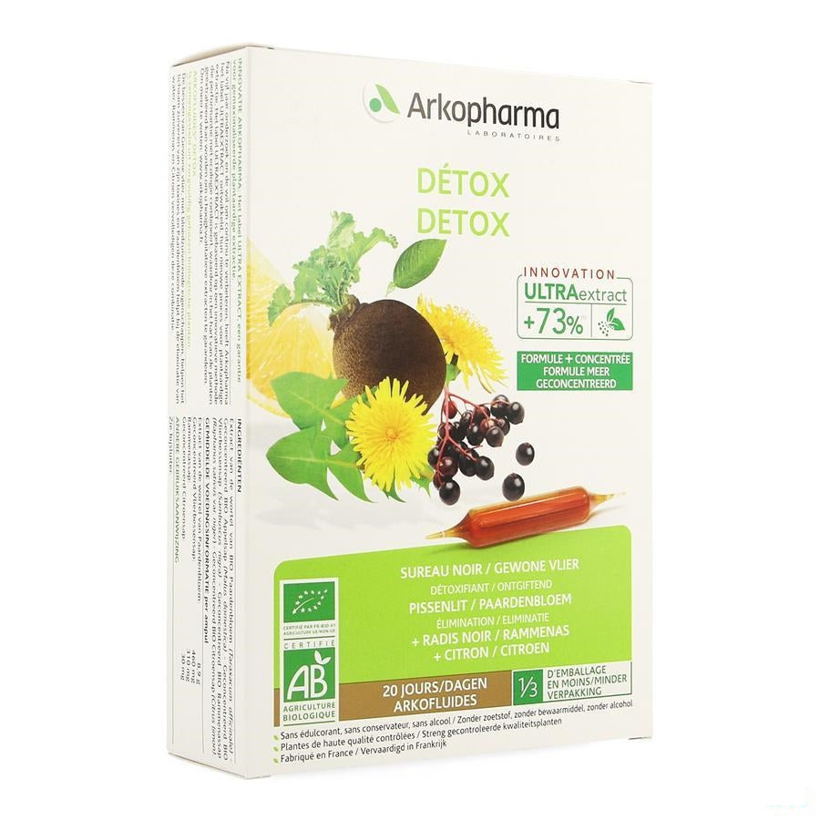 Arkofluide Detox Bio Nieuwe Formule Amp 20