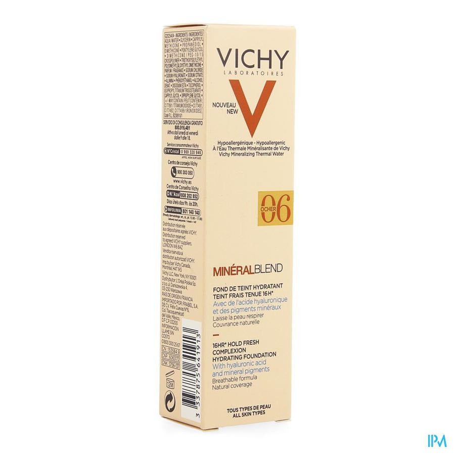 Vichy Mineralblend Fdt Ocher 06 30ml