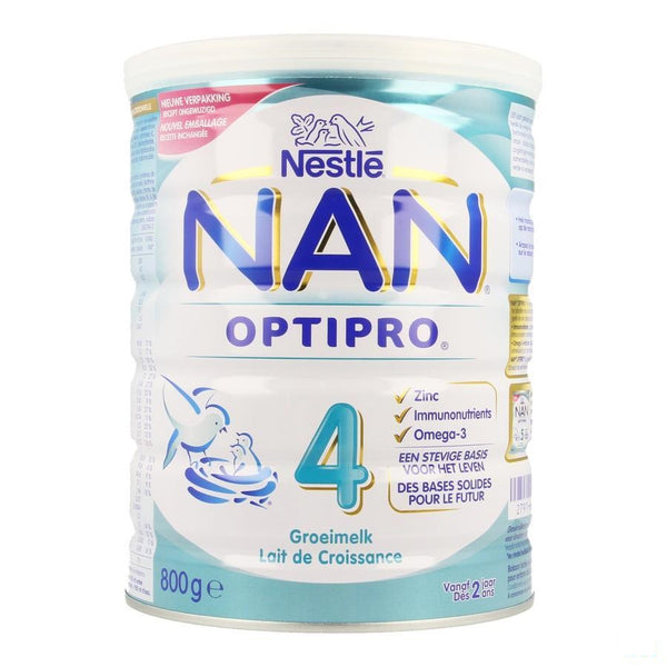 Nan Optipro 4, +2jaar Groeimelkpoeder 800g - Nestle - InstaCosmetic
