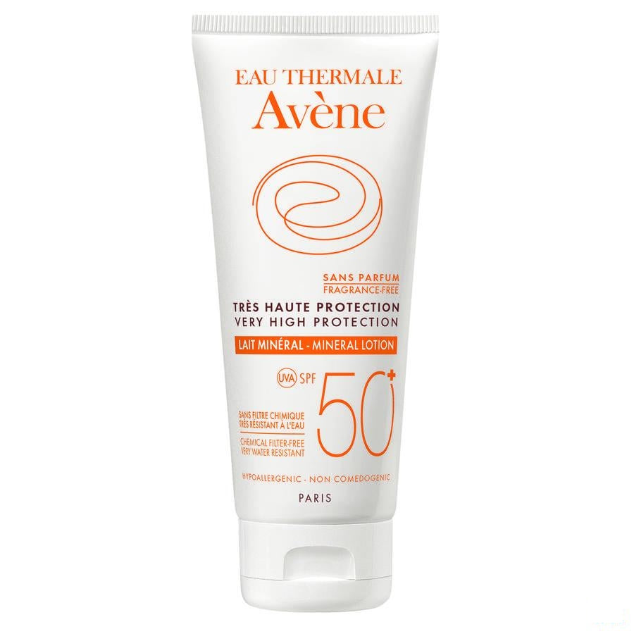 Avène Mineraal Zonnemelk SPF50+ 100 Ml
