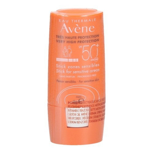 Avene Zon SPF 50+ Stick Gevoelige Zones 8ml