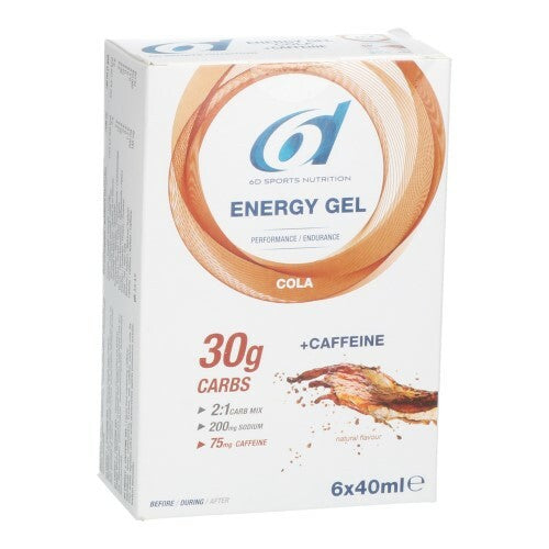 6d Sixd Energy + Caffeine Gel Cola 6x40ml