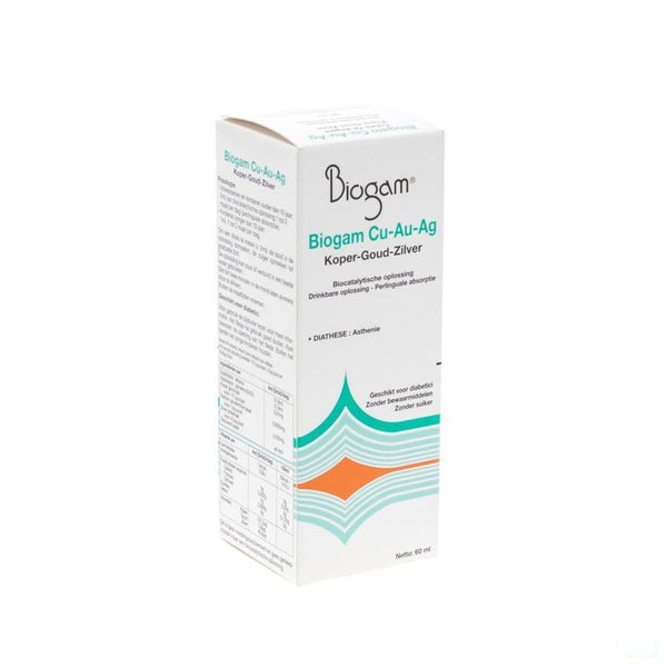 Biogam Cu-au-ag 60 Ml - Sterop - InstaCosmetic