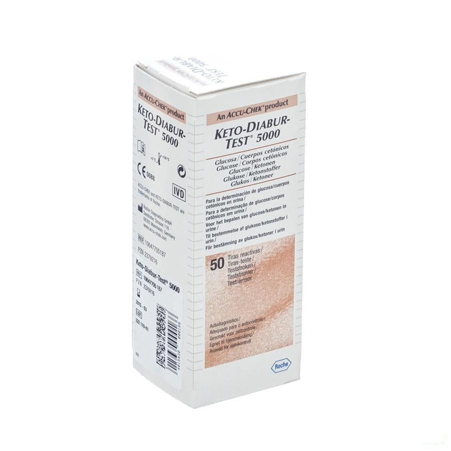 Keto Diabur Test 5000 Strips 50
