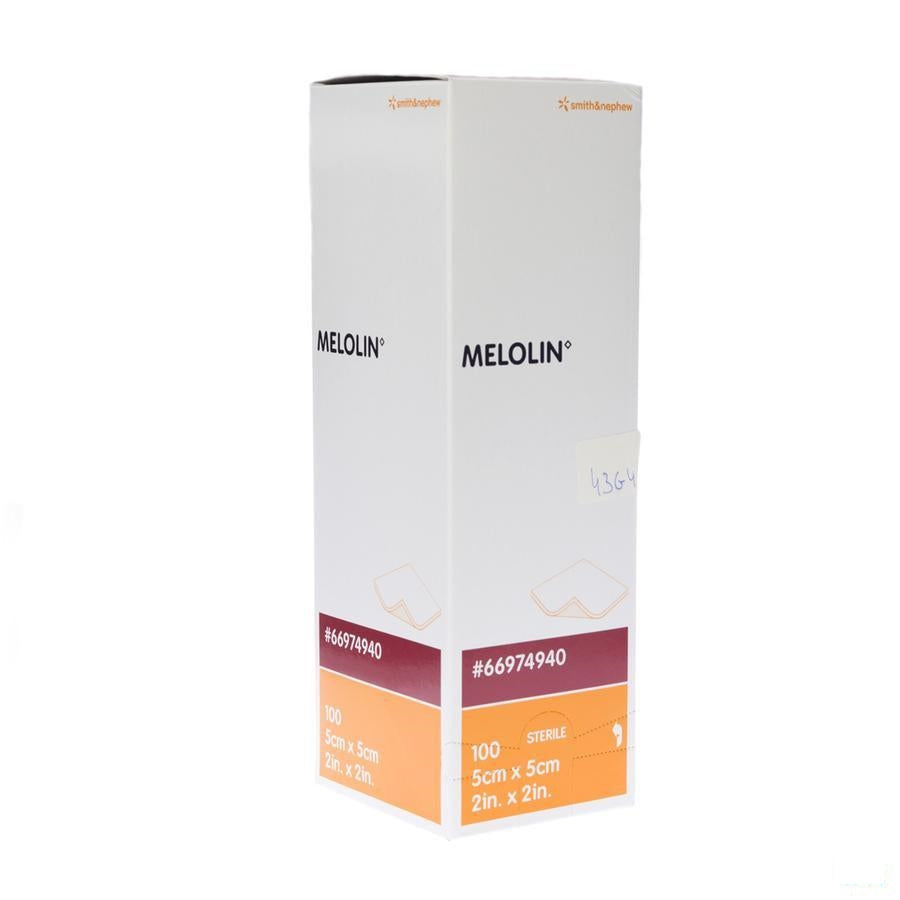 Melolin Kp Ster 5x 5cm 100 66974940