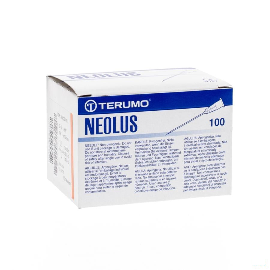 Terumo Naald Neolus 25g 5/8 Rb Oranje 100