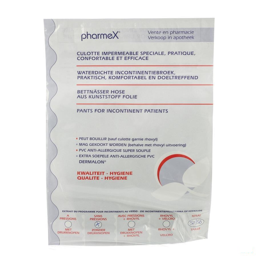 Pharmex Broek Incont -drukknop 50-56