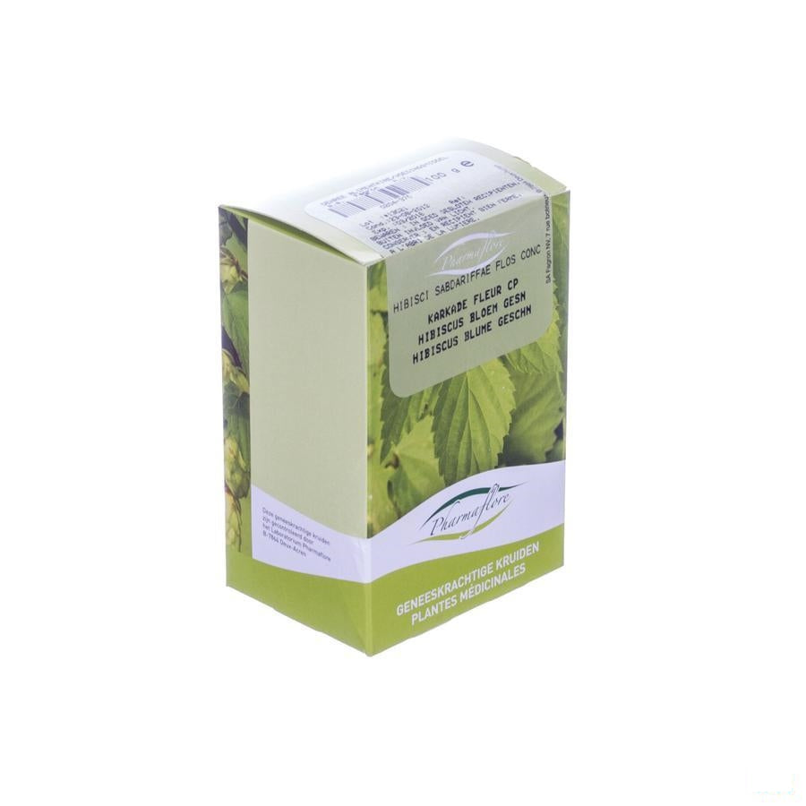 Hibiscus Bloem Gesneden Doos 100g Pharmafl