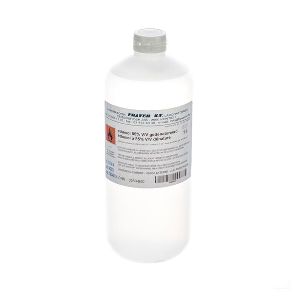 Alcohol Denat. 85% Fraver 1l - Fraver - InstaCosmetic