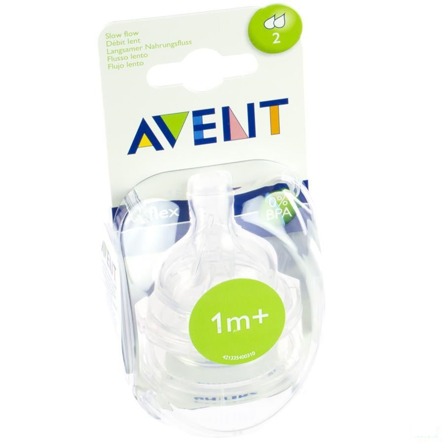 Avent Zuigspeen Slow 2gaten 2