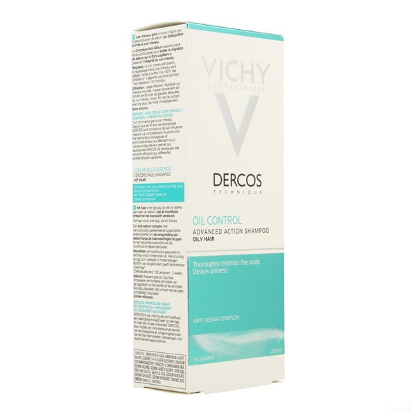 Vichy Dercos Shampoo Sebo Correct. Vet Haar 200ml - Vichy - InstaCosmetic