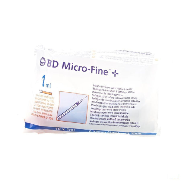 Bd Microfine+ Ins.spuit 1,0ml 29g 12,7mm100 324827 - Bd - InstaCosmetic