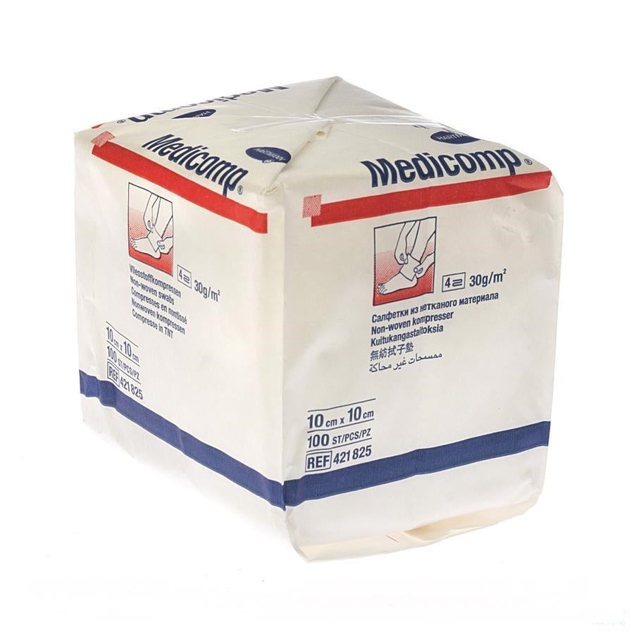 Medicomp Kp N/st 4pl 10x 10cm 100 4218252