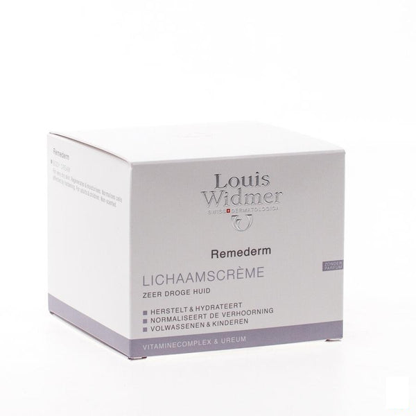 Louis Widmer Remederm Creme Zonder Parfum 250 Ml - Louis Widmer - InstaCosmetic