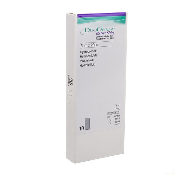 Duoderm Extra Dun Verb Hydro 5cmx20cm 10 H7961 - Convatec Belgium - InstaCosmetic