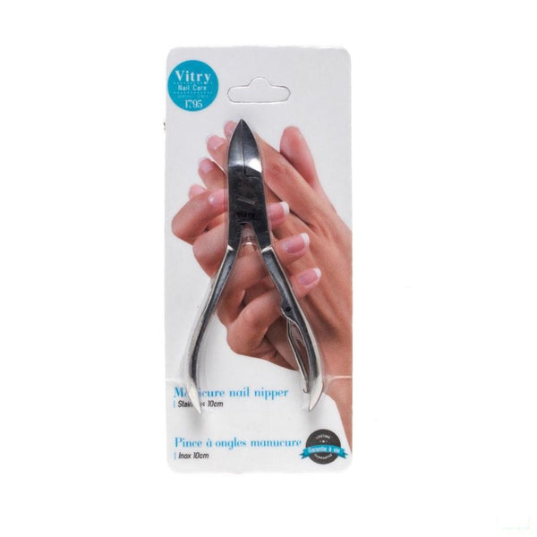 Vitry Classic Pincet Nagels 10cm Inox 1048 - Vitry - InstaCosmetic