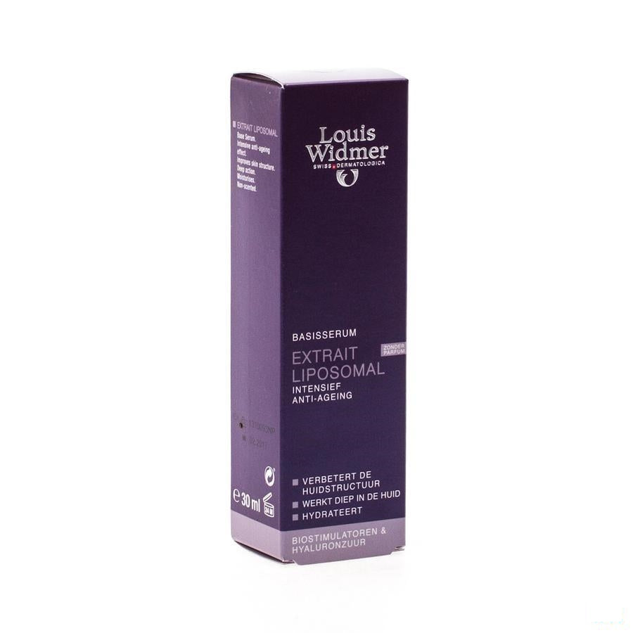 Louis Widmer Extract Liposomal Zonder Parfum 30 Ml