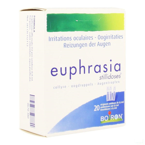 Euphrasia Stillidose Collyre 20x0,4ml Boiron - Boiron - InstaCosmetic
