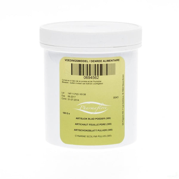 Artisjok Blad Poeder 100g Pharmafl - Fagron - InstaCosmetic