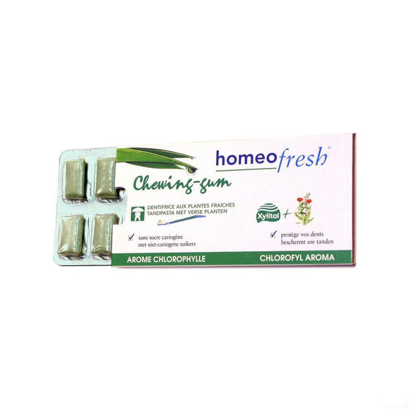 Homeofresh Chew-gum Bioactivum Chloroph. Zs 1x12 - Unda - InstaCosmetic