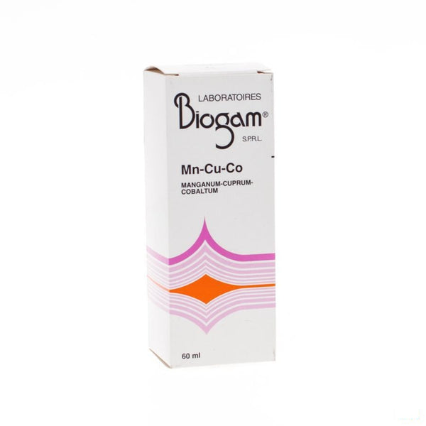 Biogam Mn-cu-co Fl 60ml - Sterop - InstaCosmetic