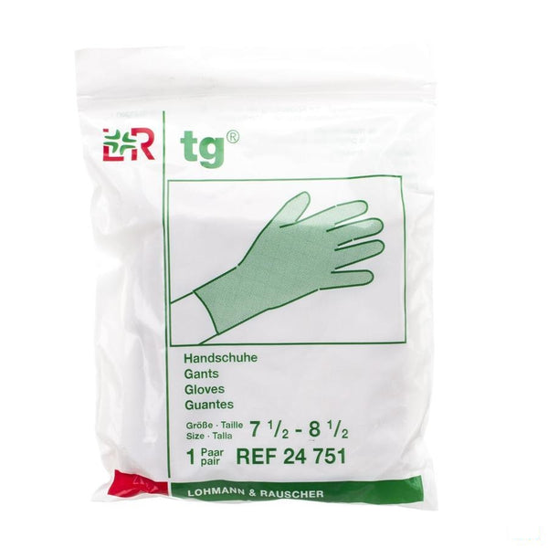 Tg Handschoen 100% Kat. Middel 7,5-8,5 (paar)24751 - Lohmann & Rauscher - InstaCosmetic