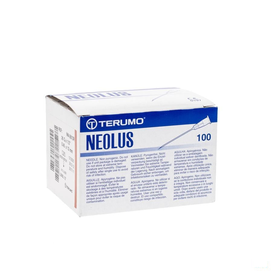 Terumo Naald Neolus 26g 1/2 Rb Bruin 100