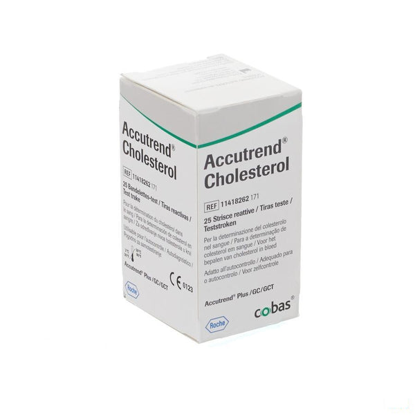 Accutrend Cholesterol Strips 25 11418262165 - Roche - InstaCosmetic