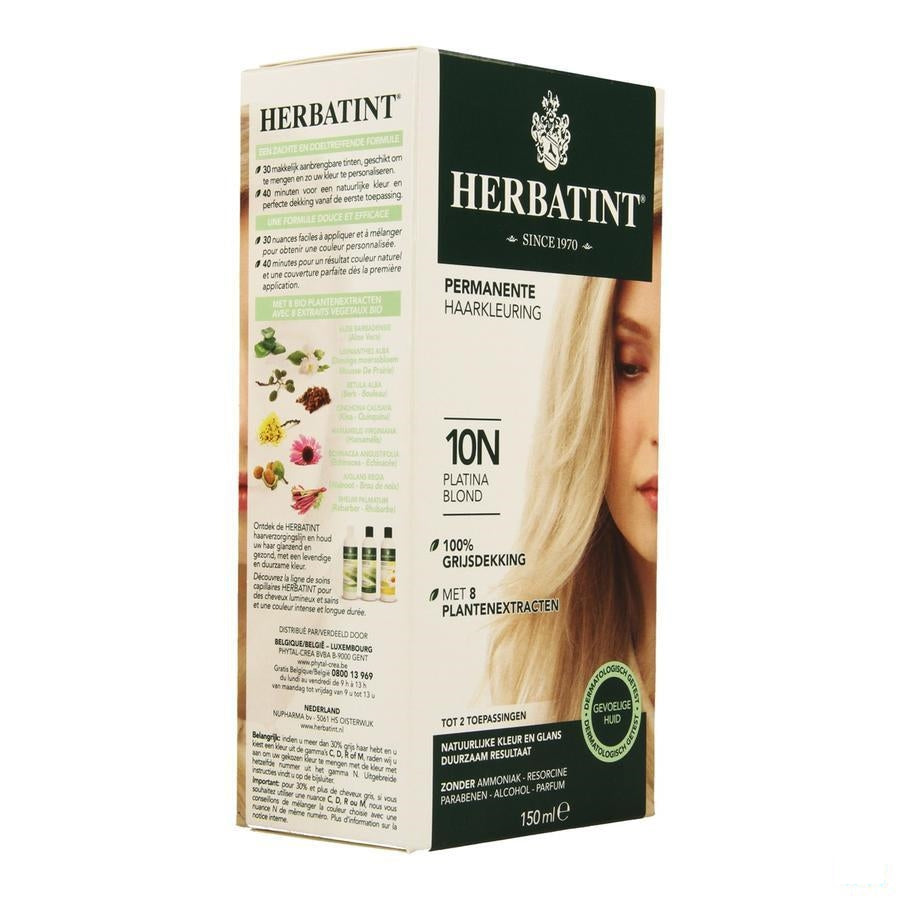 Herbatint Blond Platina 10n
