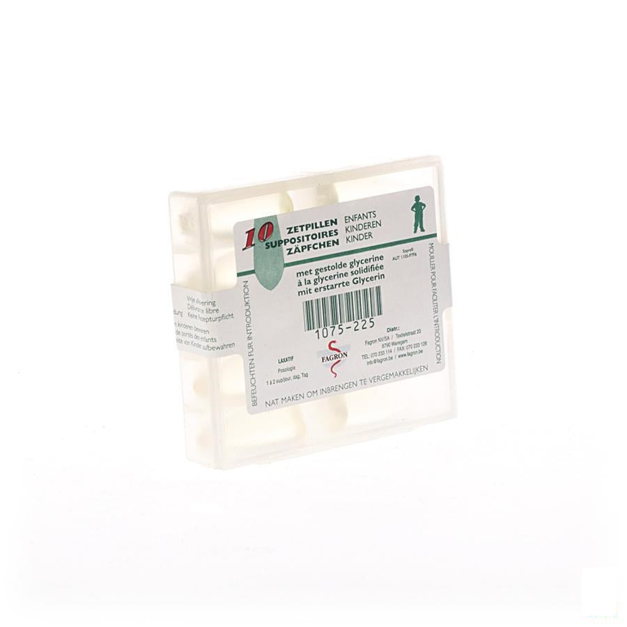 Glycerine Suppo Kind 10 Fag