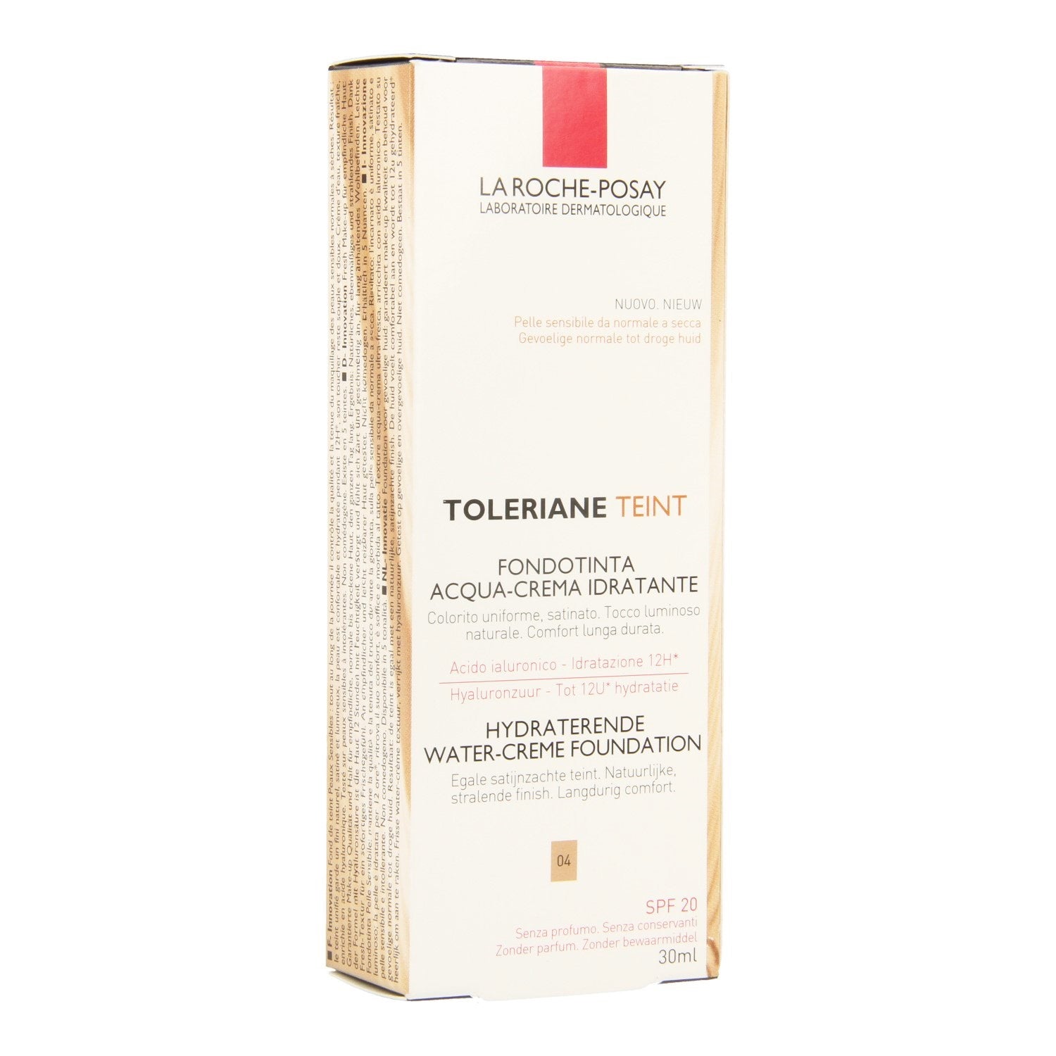 La Roche-Posay - Toleriane Teint Foundation Crème, kleur 04 Beige Doré 30ml