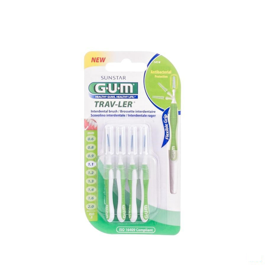 Gum Proxabrush Travel Tap Ufine 4 1414