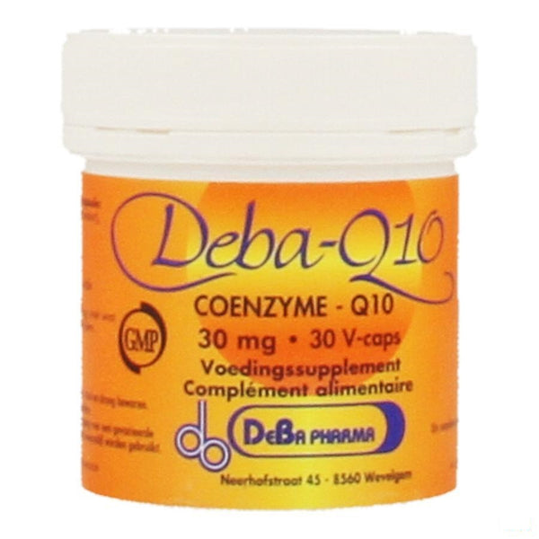 Coenzyme Q10 Capsules 30x30mg Deba - Deba Pharma - InstaCosmetic