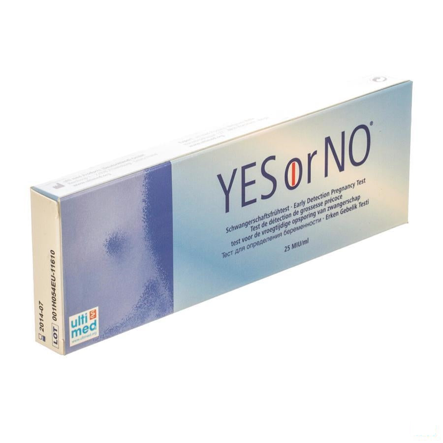 Yes Or No Zwangerschapstest 1