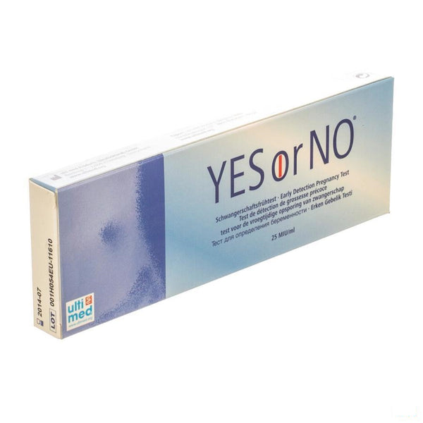 Yes Or No Zwangerschapstest 1 - Ultimed Products Belgium - InstaCosmetic