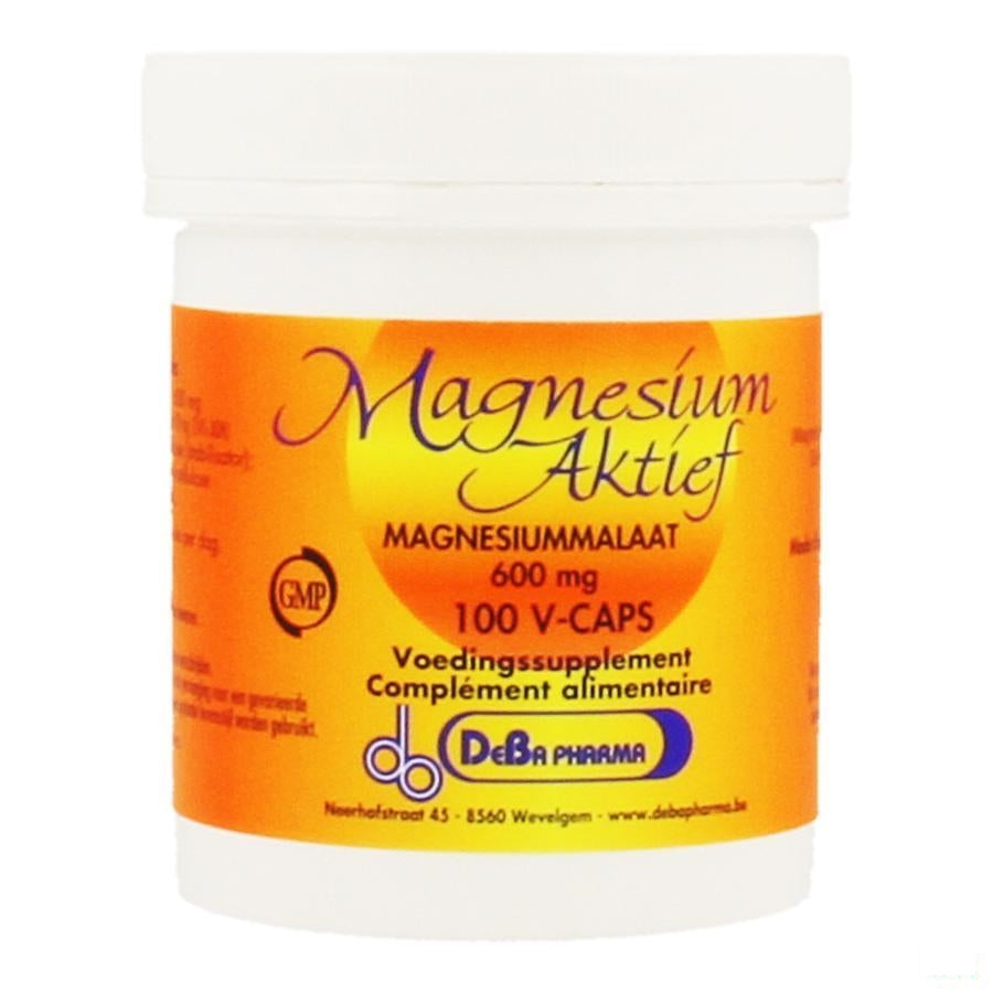 Magnesium Actif Capsules 100 X 600mg Deba