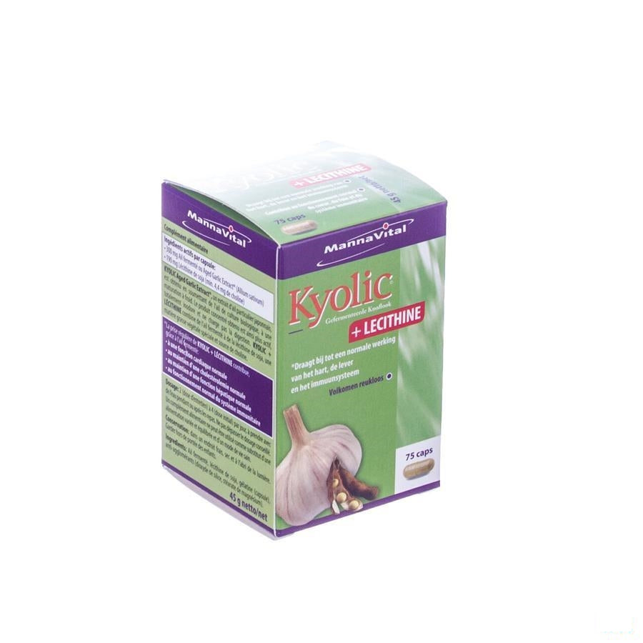 Mannavita Kyolic + Lecithine Capsules 75