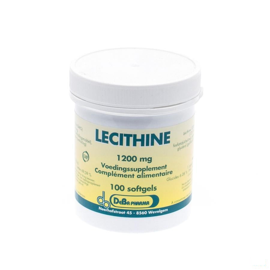 Lecithine Capsules 100x1200mg Deba