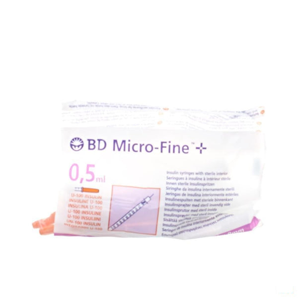 Bd Microfine+ Ins.spuit 0,5ml 30g 8,0mm 10 324825 - Bd - InstaCosmetic