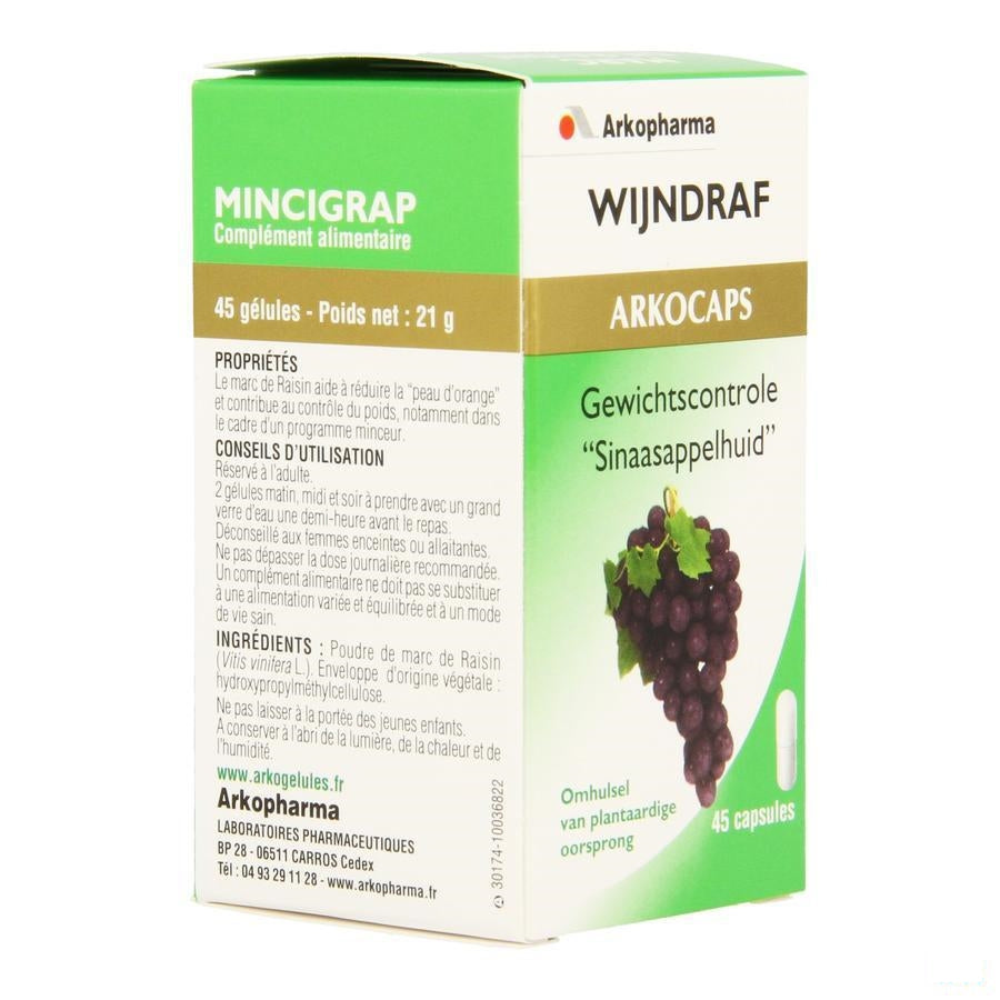 Arkocaps Mincigrap Plantaardig 45