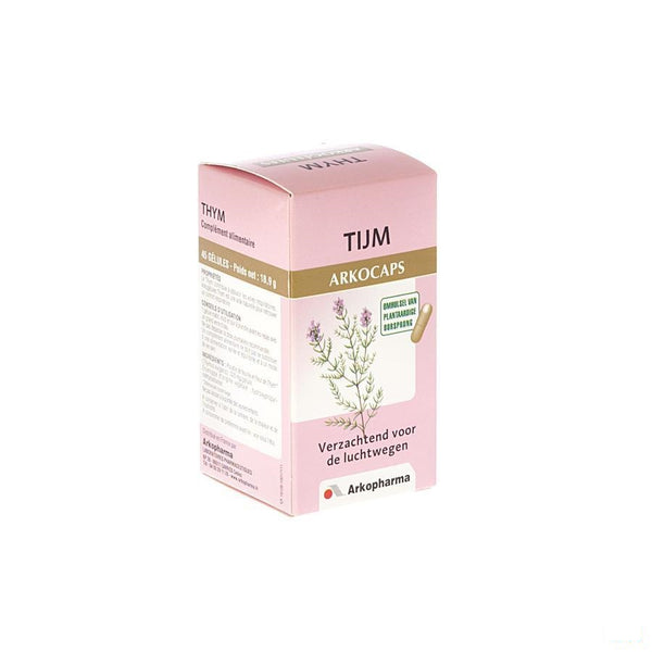 Arkocaps Tijm Plantaardig 45 - Arkopharma - InstaCosmetic