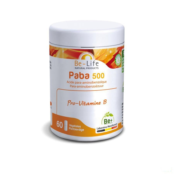 Paba Vitamines Be Life Gel 60x500mg - Bio Life Sprl - InstaCosmetic