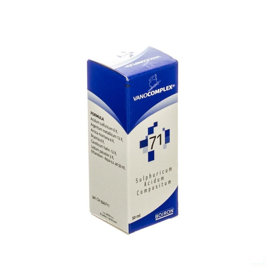 Vanocomplex N71 Acidum Sulf. Gutt 50ml Unda