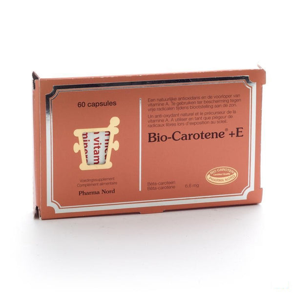 Bio-carotene + E Capsules 60 - Pharma Nord - InstaCosmetic