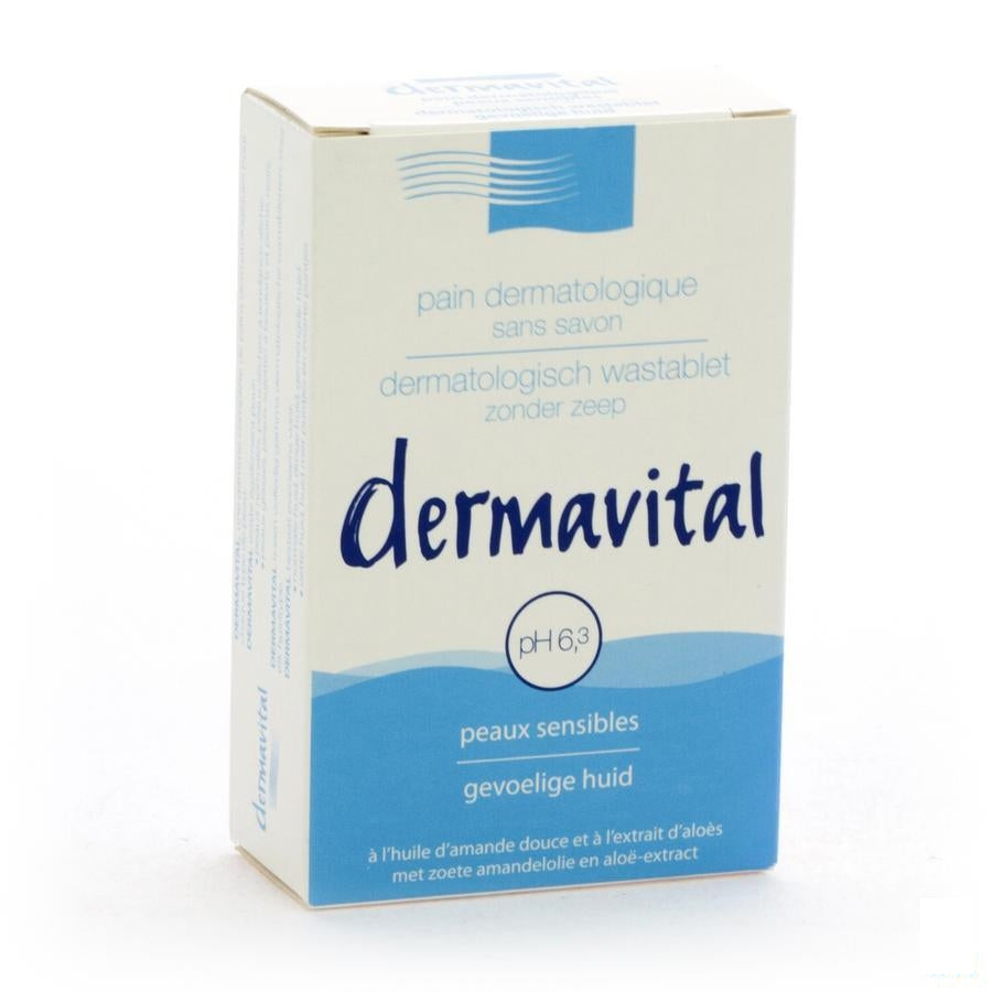 Dermavital Wasstuk Gev.huid 100g