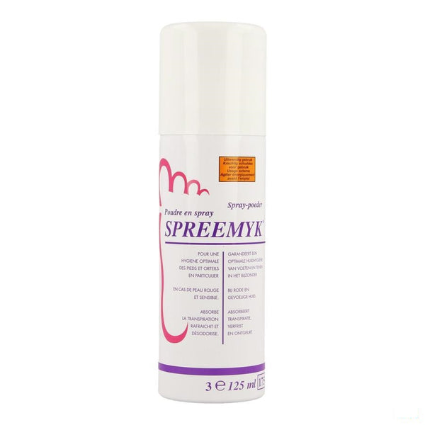 Spreemyk Spray Pdr Voeten 125ml - Will Pharma - InstaCosmetic