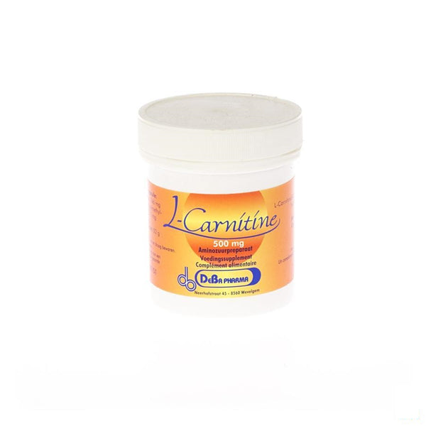 L-carnitine Capsules 60x500mg Nieuwe Formule Deba - Deba Pharma - InstaCosmetic