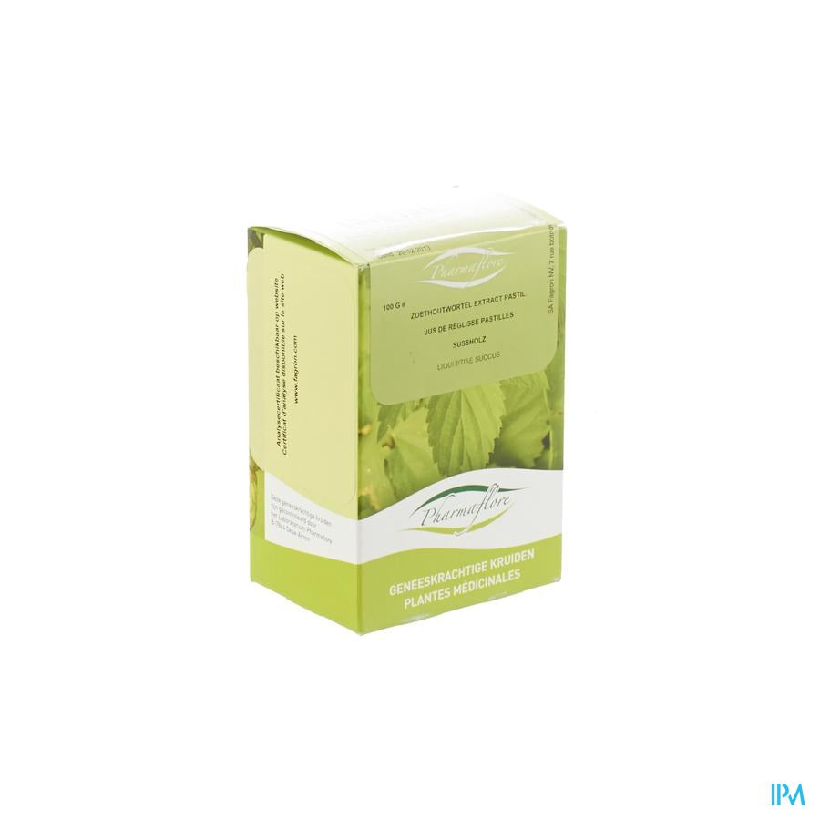 Zoethoutwortel Extract Pastille 100g Pharmafl